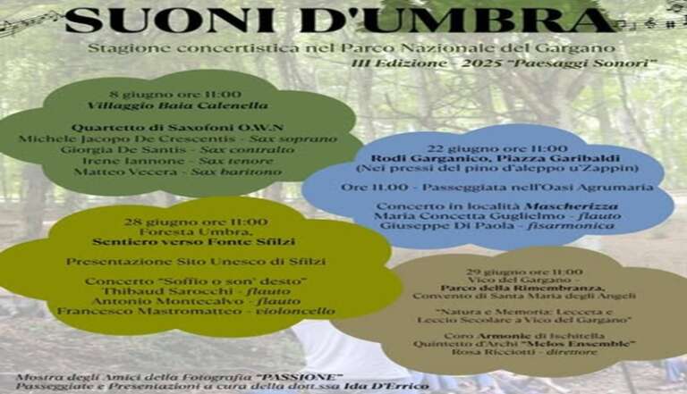 TORNANO “SUONI D’UMBRA”