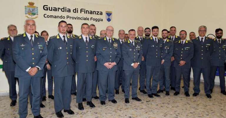 IL COMANDANTE REGIONALE PUGLIA VISITA IL COMANDO PROVINCIALE DELLA GUARDIA DI FINANZA DI FOGGIA