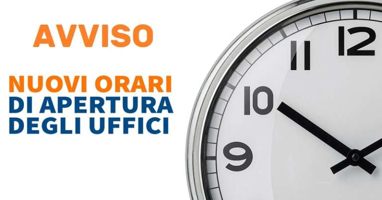 SAN NICANDRO GARGANICO, MODIFICA ORARIO DI SERVIZIO E DI APERTURA AL PUBBLICO UFFICI COMUNALI