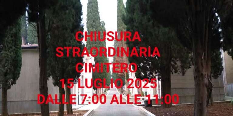 SAN NICANDRO GARGANICO, CHIUSURA STRAORDINARIA DEL CIMITERO