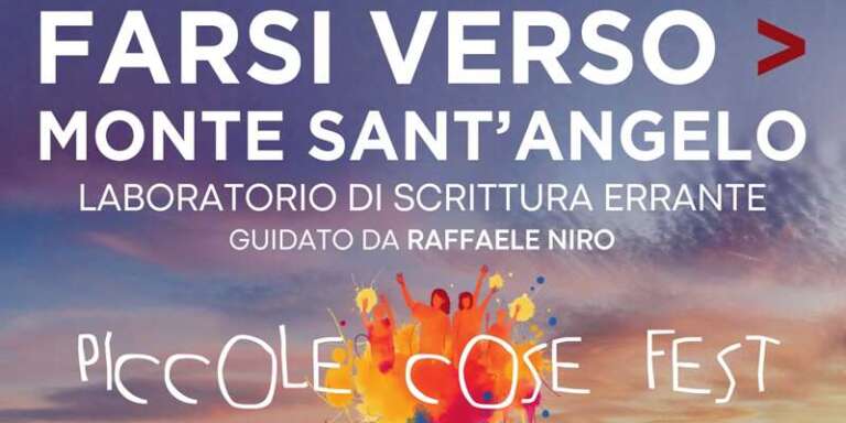 “FARSI VERSO” – MONTE SANT’ANGELO