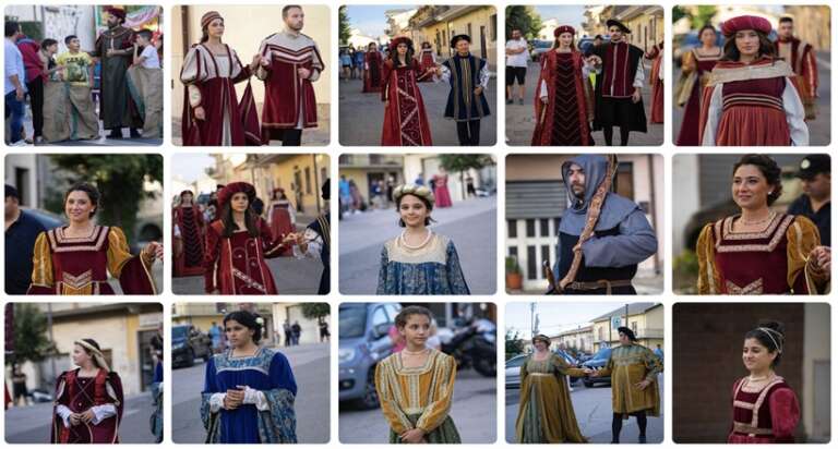 ROCCHETTA MEDIOEVALE CON CORTEO STORICO, PALIO, CENA MEDIOEVALE E INCENDIO DEL CASTELLO