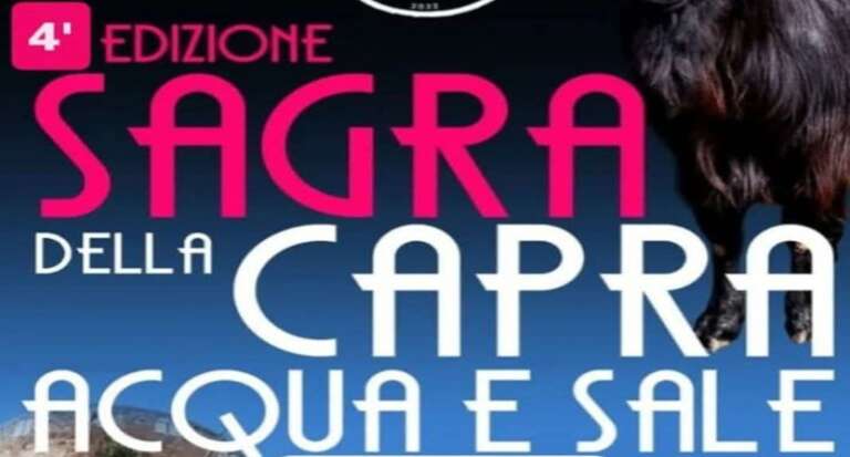 4^ EDIZIONE SAGRA DELLA CAPRA ACQUA E SALE A SAN NICANDRO GARGANICO