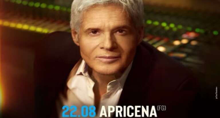 CLAUDIO BAGLIONI AD APRICENA