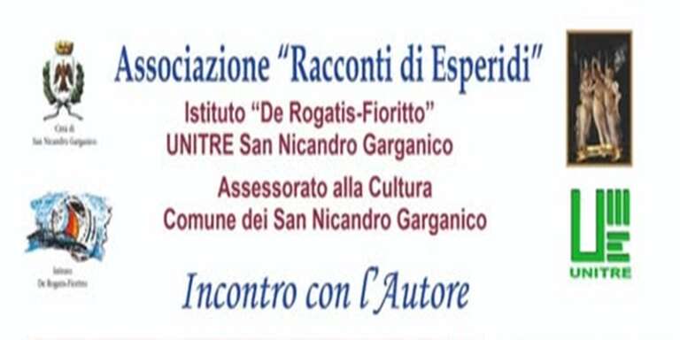 SAN NICANDRO GARGANICO, PRESENTAZIONE LIBRO