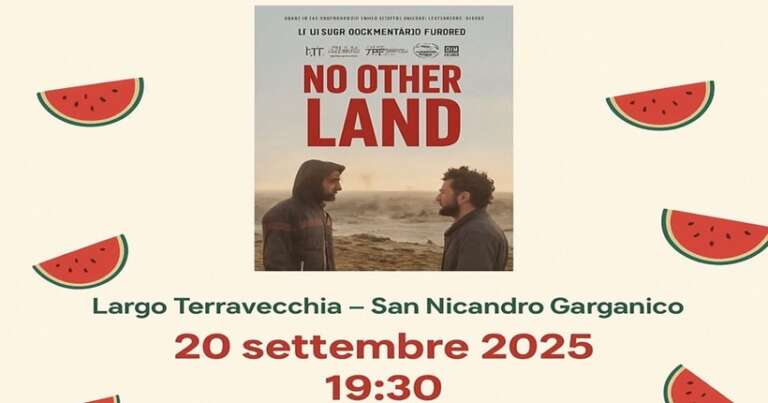 SAN NICANDRO, LA SEGRETERIA DEL CIRCOLO E. BERLINGUER: PROIEZIONE DEL FILM “NO OTHER LAND”