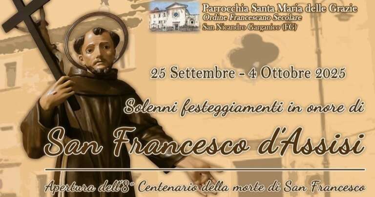 SAN NICANDRO GARGANICO, FESTA DI SAN FRANCESCO D’ASSISI