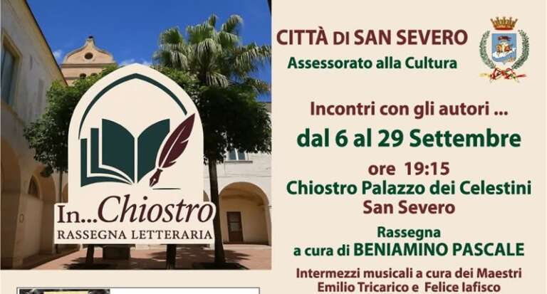 SAN SEVERO, INCONTRI CON GLI AUTORI