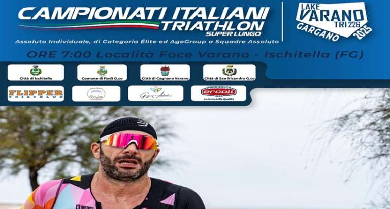 ISCHITELLA, LA START LIST DEL CAMPIONATO ITALIANO DI TRIATHLON SUPERLUNGO