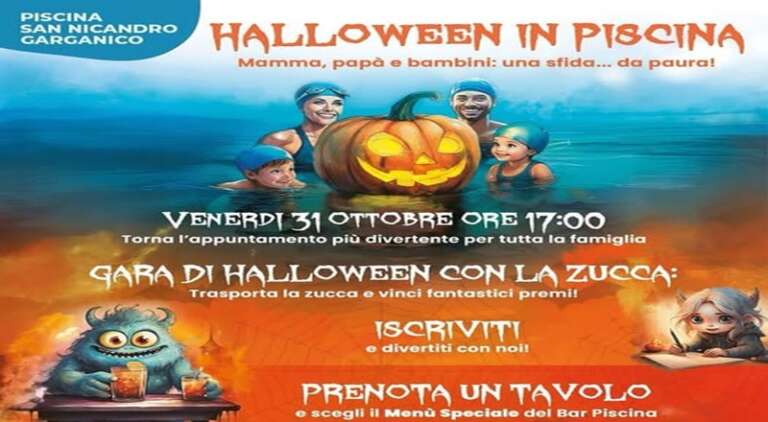 SAN NICANDRO GARGANICO, HALLOWEEN IN PISCINA
