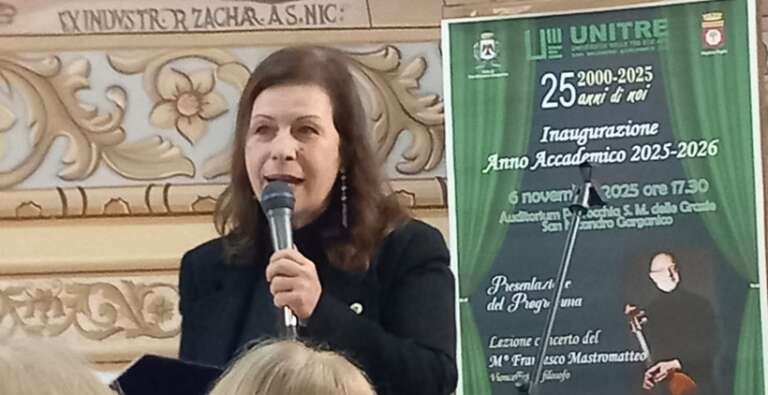 SAN NICANDRO GARGANICO, RIPARTE L’ANNO SOCIALE DELL’UNITRE”