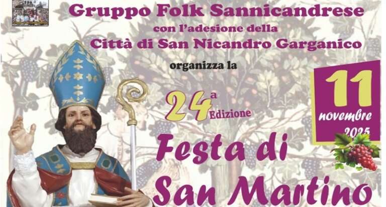 SAN NICANDRO GARGANICO, 24^ FESTA DI SAN MARTINO