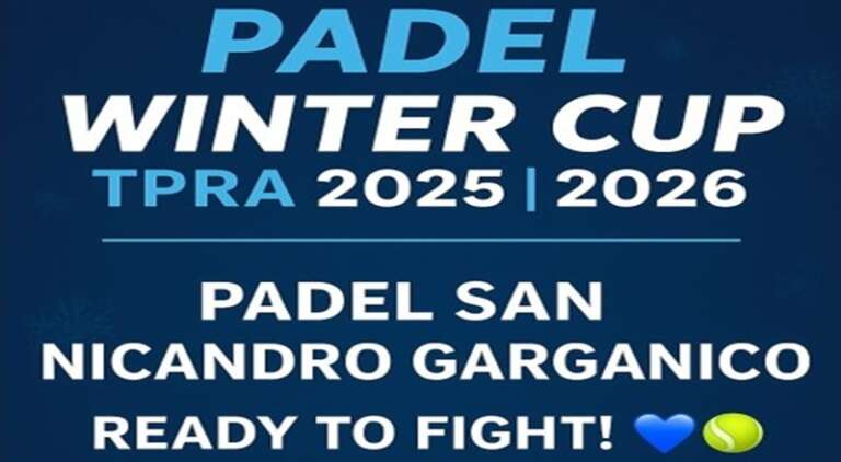 PADEL SAN NICANDRO GARGANICO ALLA PADEL WINTER CUP TPRA 2025/2026