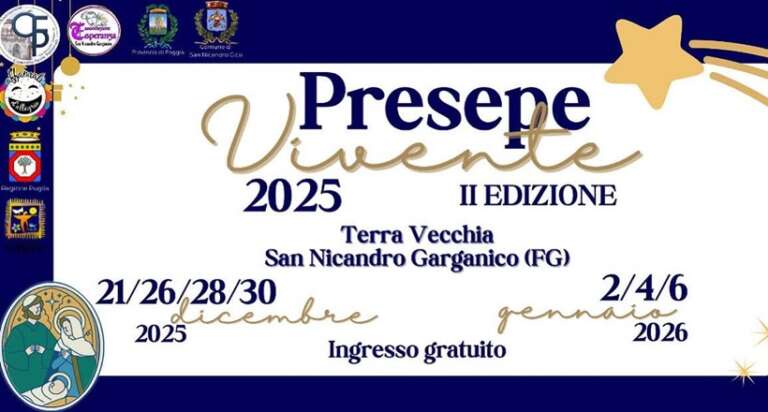 IL PRESEPE VIVENTE DI SAN NICANDRO GARGANICO NELLA RETE DEI PRESEPI VIVENTI DELLA REGIONE PUGLIA