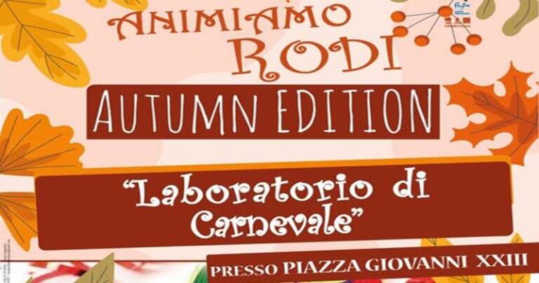 A RODI GARGANICO IL “LABORATORIO DI CARNEVALE”