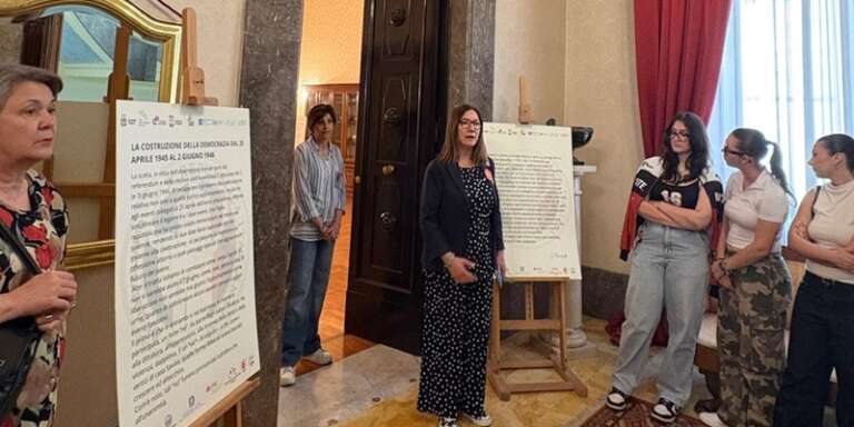 IL LICEO CHECCHIA RISPOLI-TONDI ALLA MOSTRA DELLA PREFETTURA DI FOGGIA PER GLI 80 ANNI DELLA REPUBBLICA